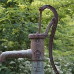 antique well water pump